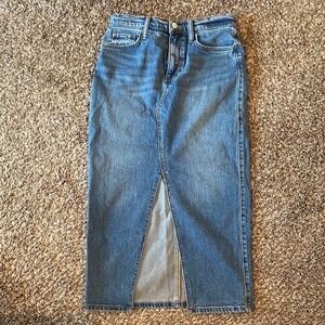 Hudson Jeans Blue Denim Skirt